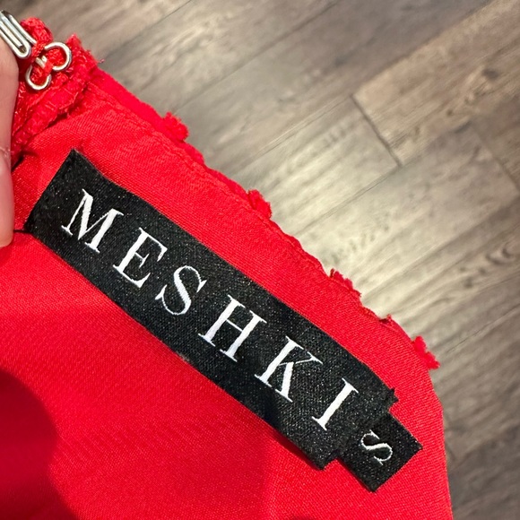 Meshki mini red dress with frills - Picture 4 of 5